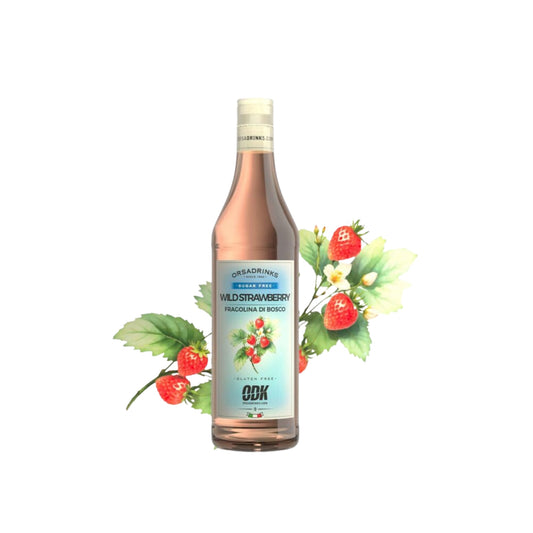 Wild Strawberry Sugar Free Syrup 750ml
