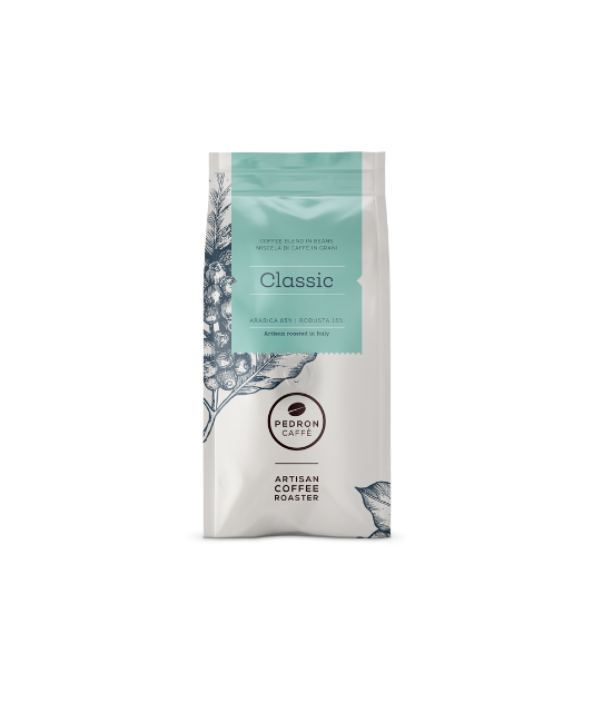 Pedron Caffè Classic 85% Arabica Coffee Beans – 250 g