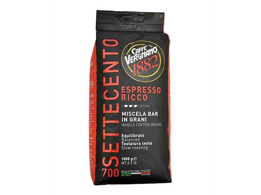Caffè Vergnano Ricco Espresso Coffee Beans – 1 kg