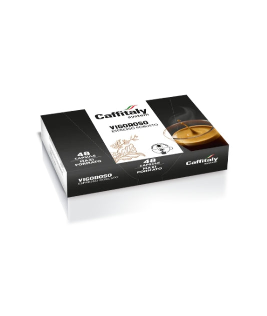 Caffitaly Capsules Vigoroso - Box 48 Capsules