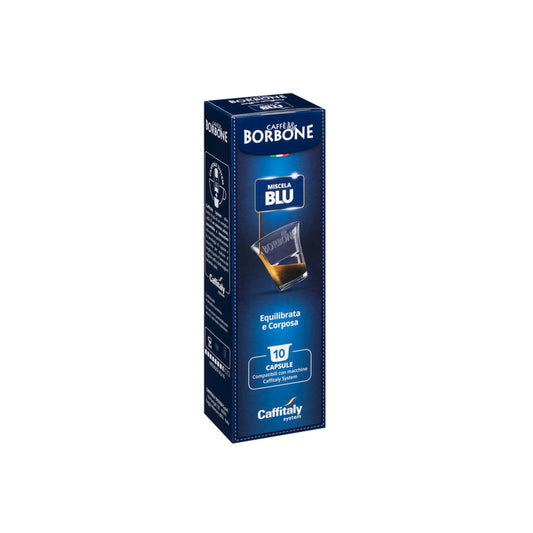 Caffitaly Capsules Bourbon Blue Blend 10pcs