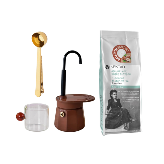 Hazelnut Flavoured Coffee Gift Set – Premium Brewing Experience